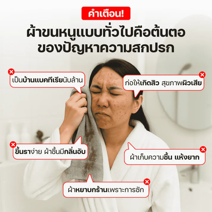 ชุดผ้าขนหนูเส้นใยไผ่ EROLAB สี NAVY BLUE_3